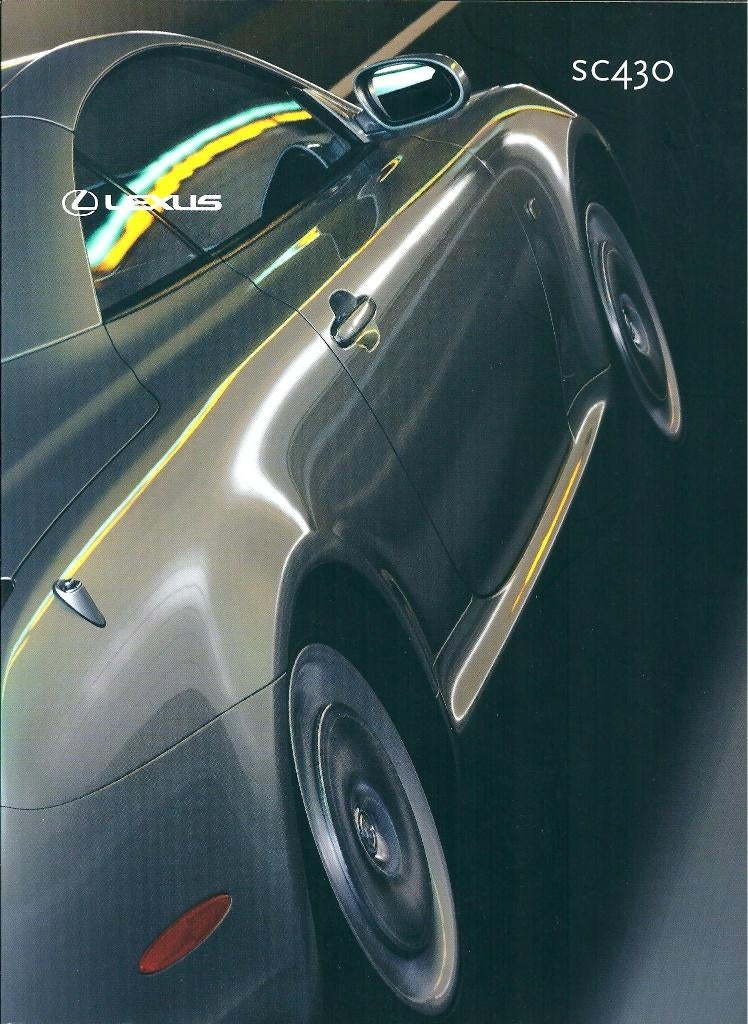 Brochure Lexus SC 430 2001, Ophalen of Verzenden, Gelezen, Overige merken