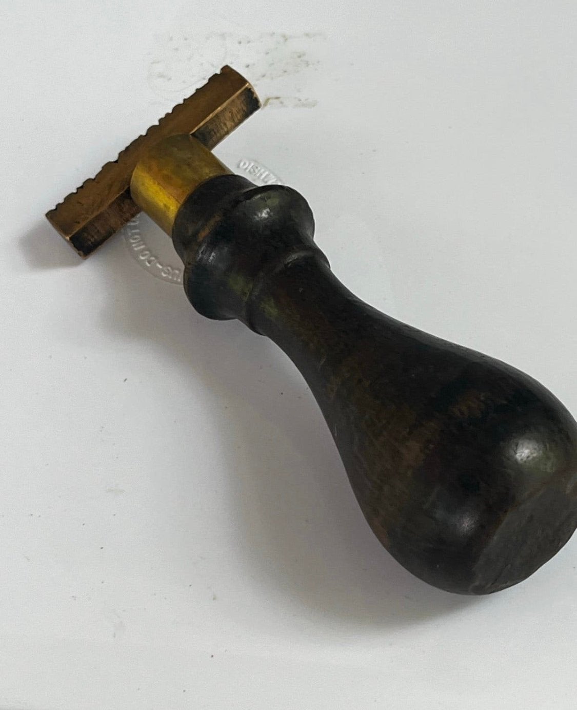 Vintage stempel Parijs Bartignolles 17e arrondissement, Antiek en Kunst, Ophalen of Verzenden