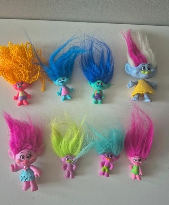Set leuke Trolls figuurtjes, Ophalen of Verzenden, Gebruikt