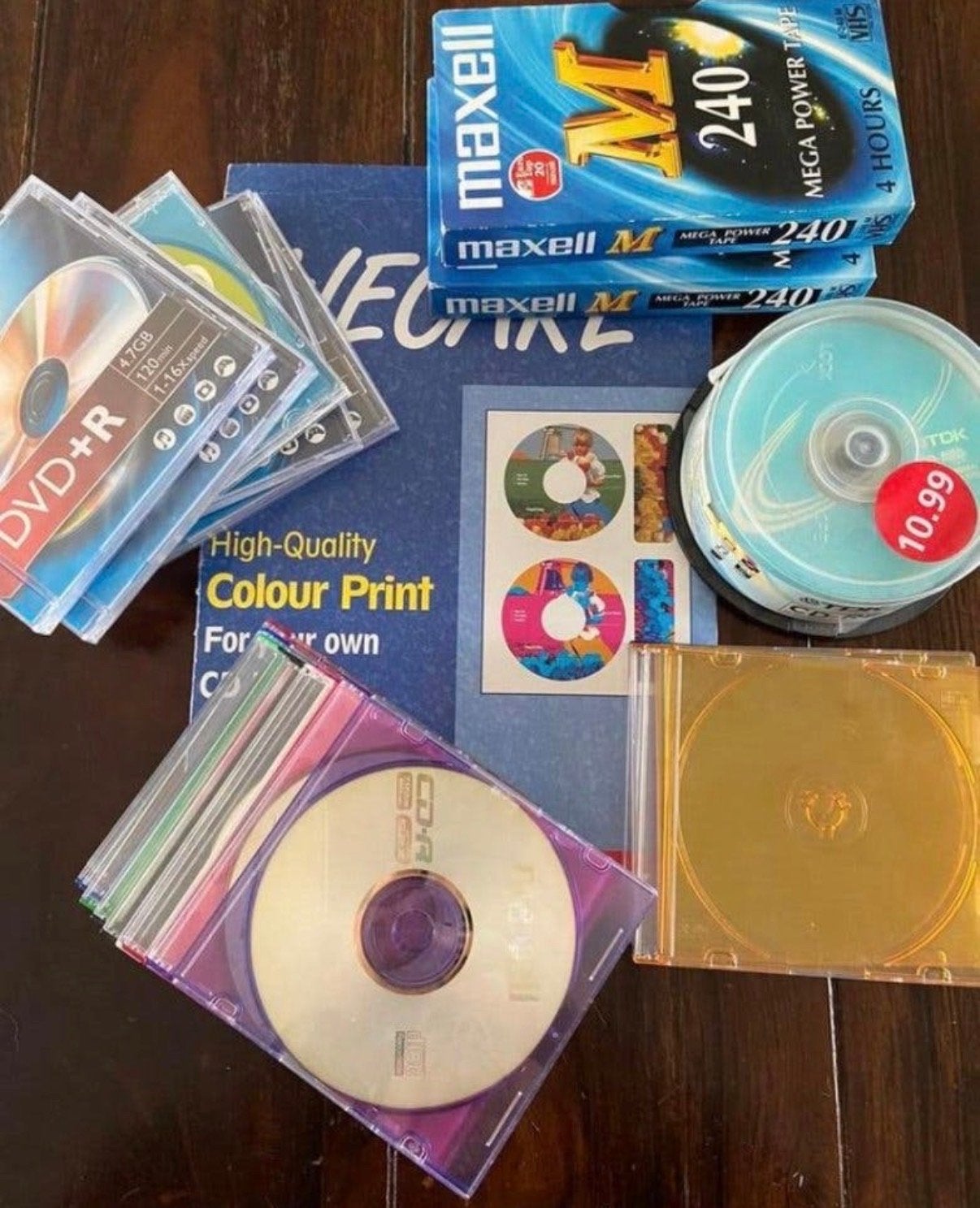 Lege CD's, DVD's, hoesjes, stickervellen en video's, Ophalen of Verzenden, Nieuw, Overige typen, Op spindel