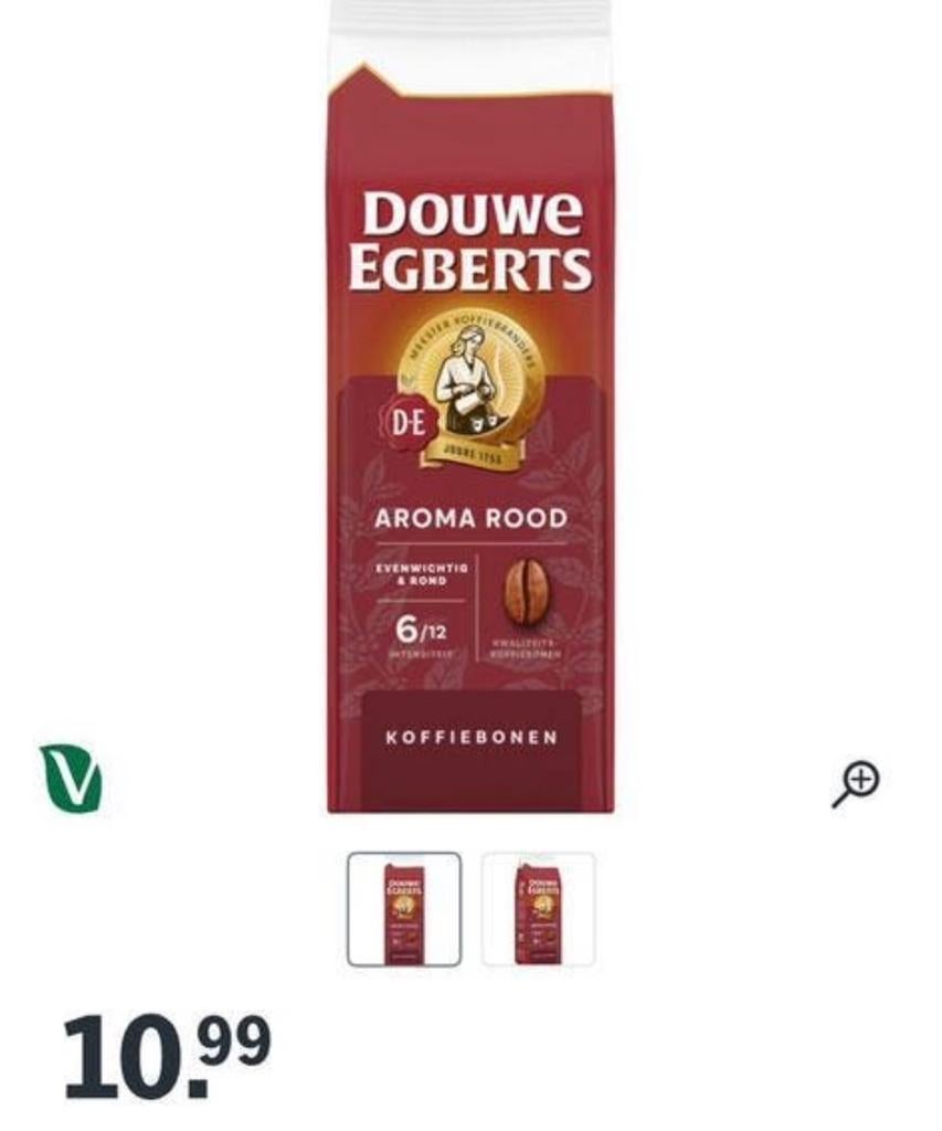 Douwe Egberts Koffie Bonen 500 gram ., Ophalen of Verzenden