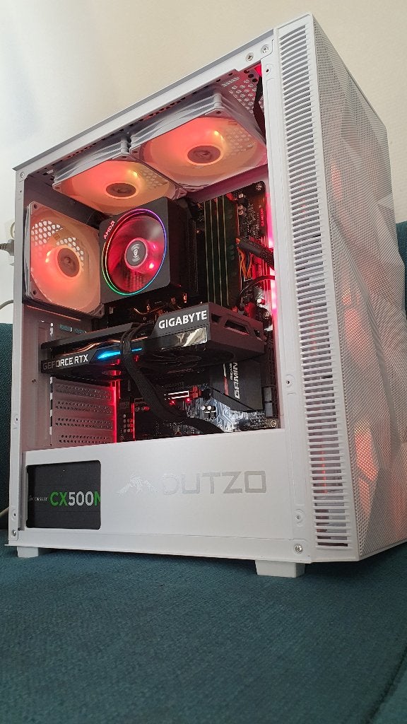 RGB Gaming (Ryzen 5 5600 + 32GB + RTX3060Ti), 32 GB, Zelf gebouwde pc, Virtual Reality, Ophalen of Verzenden
