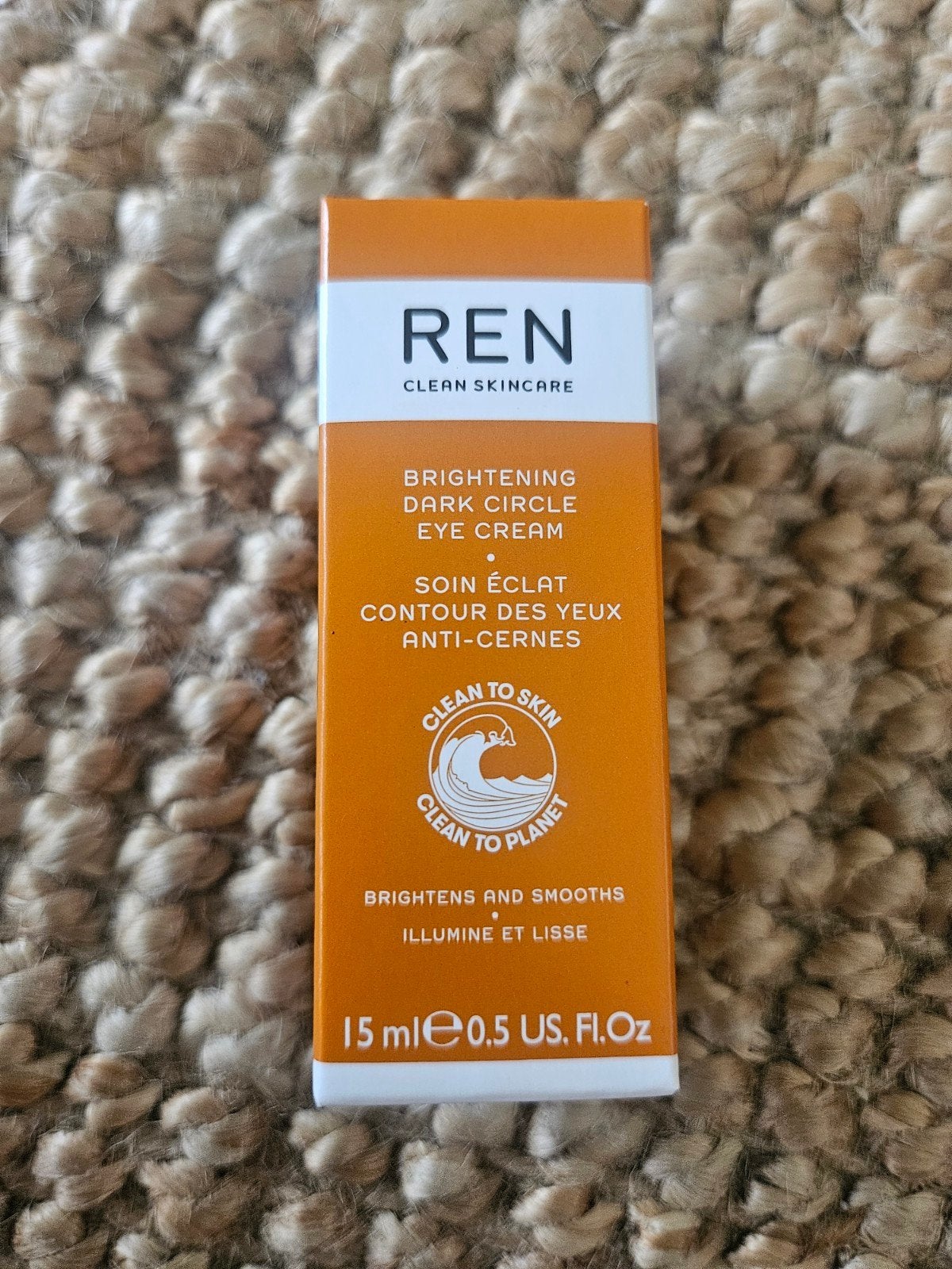 REN Brightening Dark circle Eye cream 15ml twv €52, Ophalen of Verzenden, Nieuw, Ogen