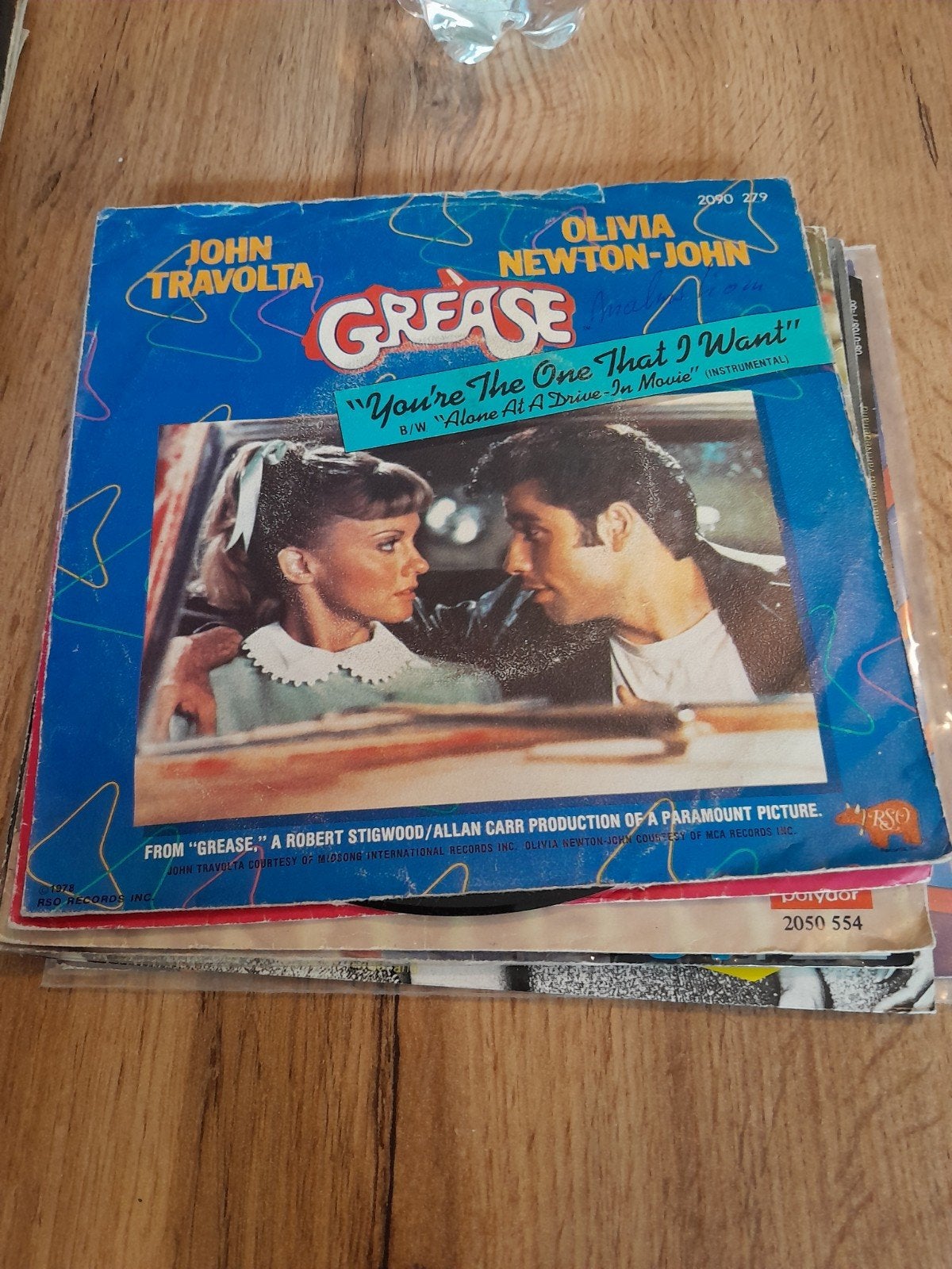 John travolta 7inch grease, Ophalen of Verzenden, Zo goed als nieuw, Pop