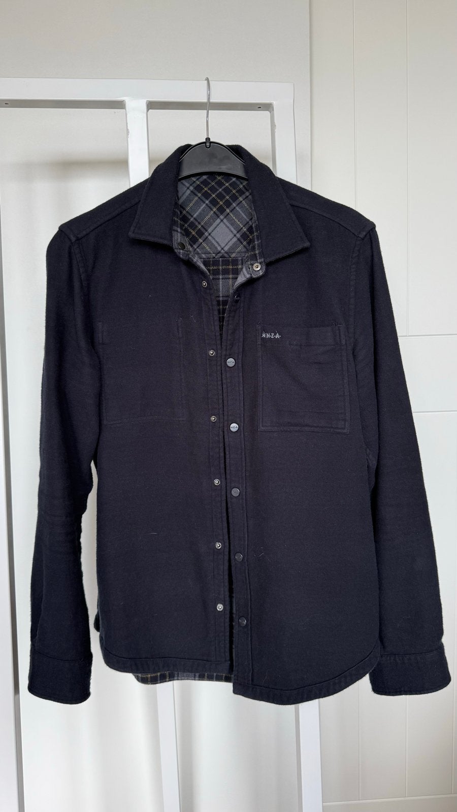 NZA Blouse Maat L - Omkeerbaar - Goede Staat, Ophalen of Verzenden, Zo goed als nieuw, Overige kleuren, Halswijdte 41/42 (L)
