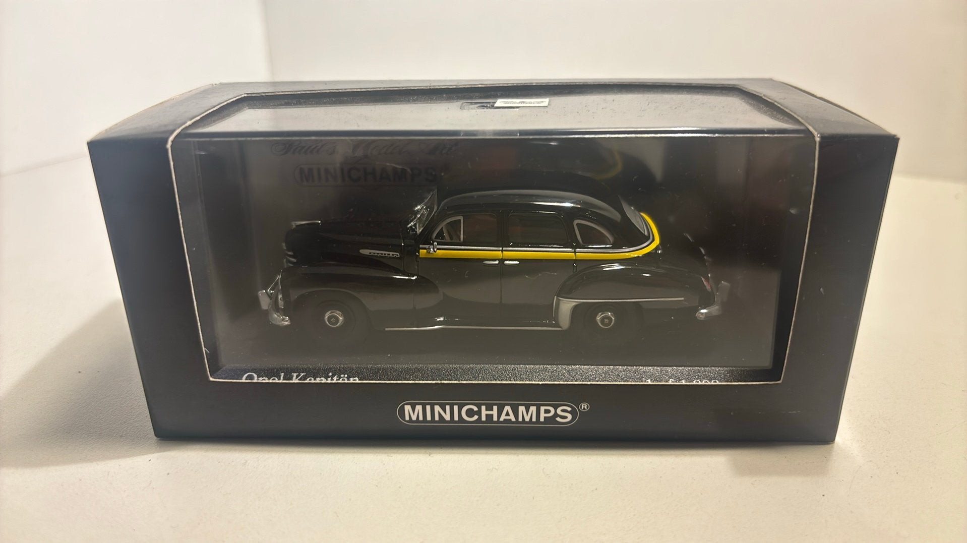 Opel kapitan taxi minichamps 1.43, Auto, Ophalen of Verzenden, MiniChamps, A