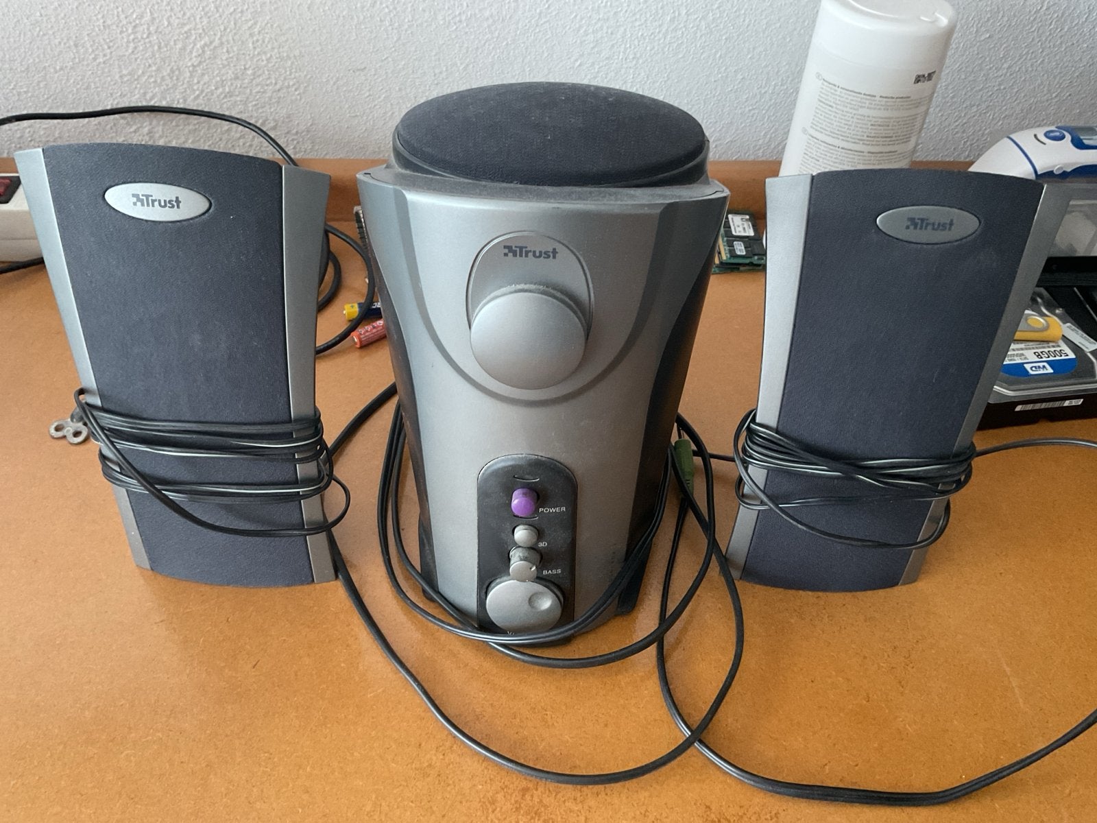 Trust 2.1 Luidsprekerset met Subwoofer, Ophalen of Verzenden, Gebruikt, Audiokanaal 2.1