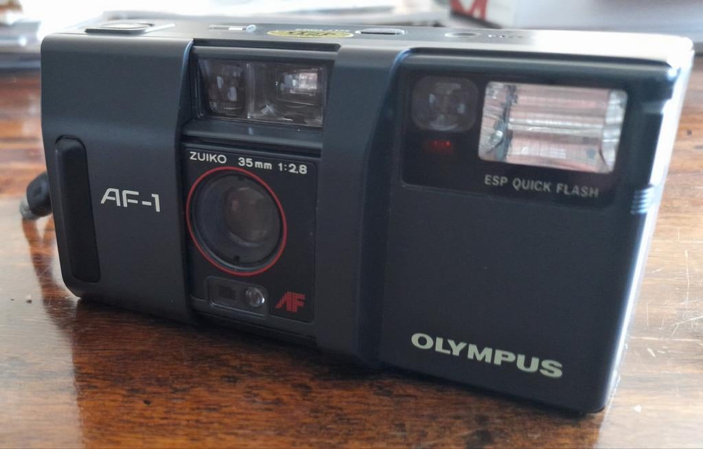 Olympus AF-1 Compact Camera - ZUIKO 35mm 1:2.8, Ophalen of Verzenden, Gebruikt, Compact, Olympus