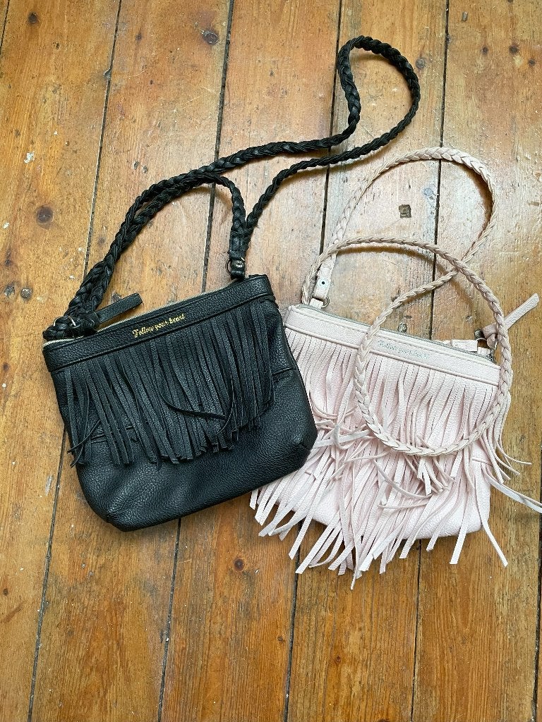Roze en zwarte tas H&M met versieringen, Ophalen of Verzenden, Zo goed als nieuw, Roze, Schoudertasje