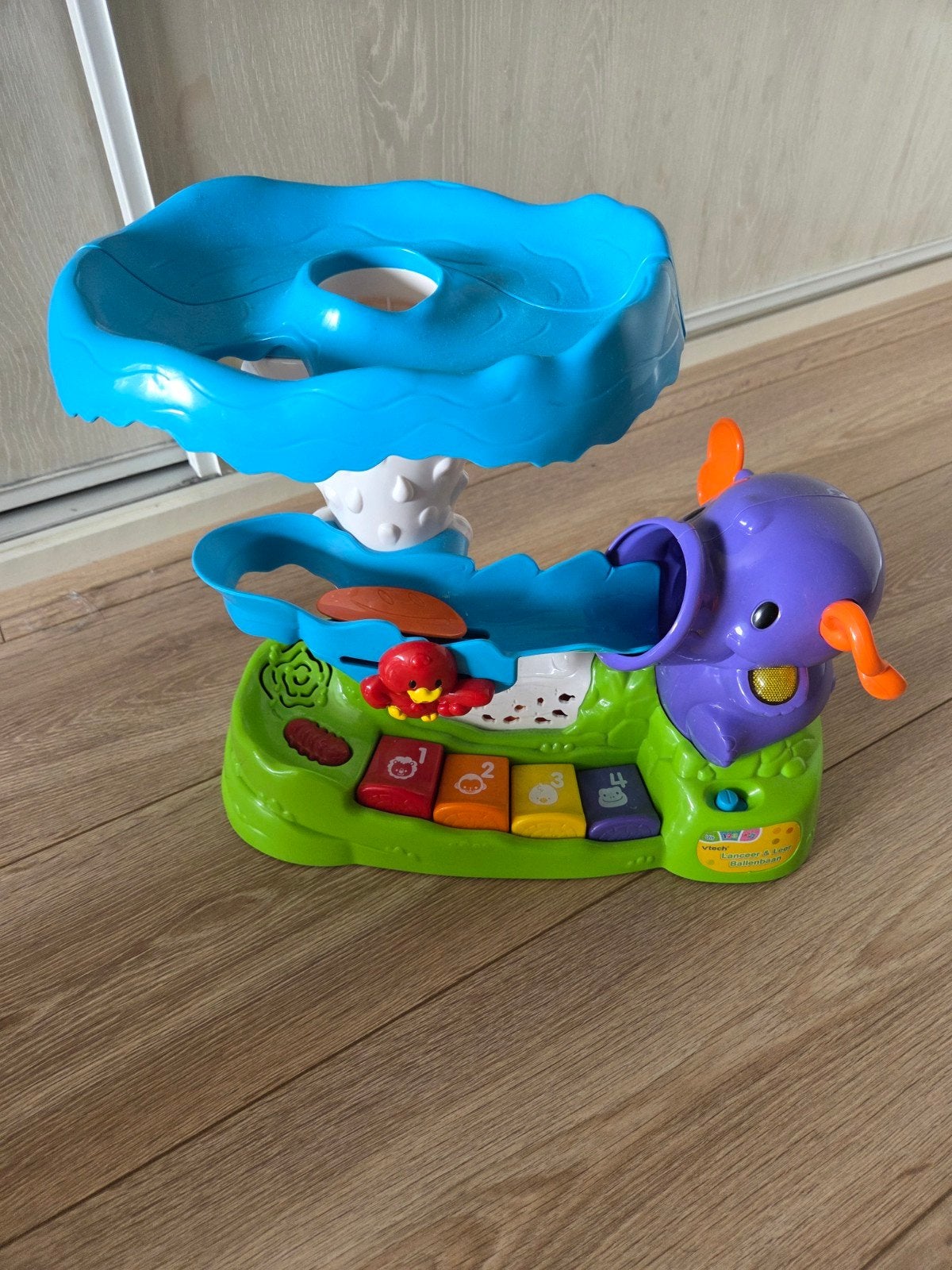 Vrolijk Olifant Speelgoed met Geluid en Licht z.g.a.n!, Kinderen en Baby's, Speelgoed | Vtech, Ophalen, Zo goed als nieuw, 6 maanden tot 2 jaar