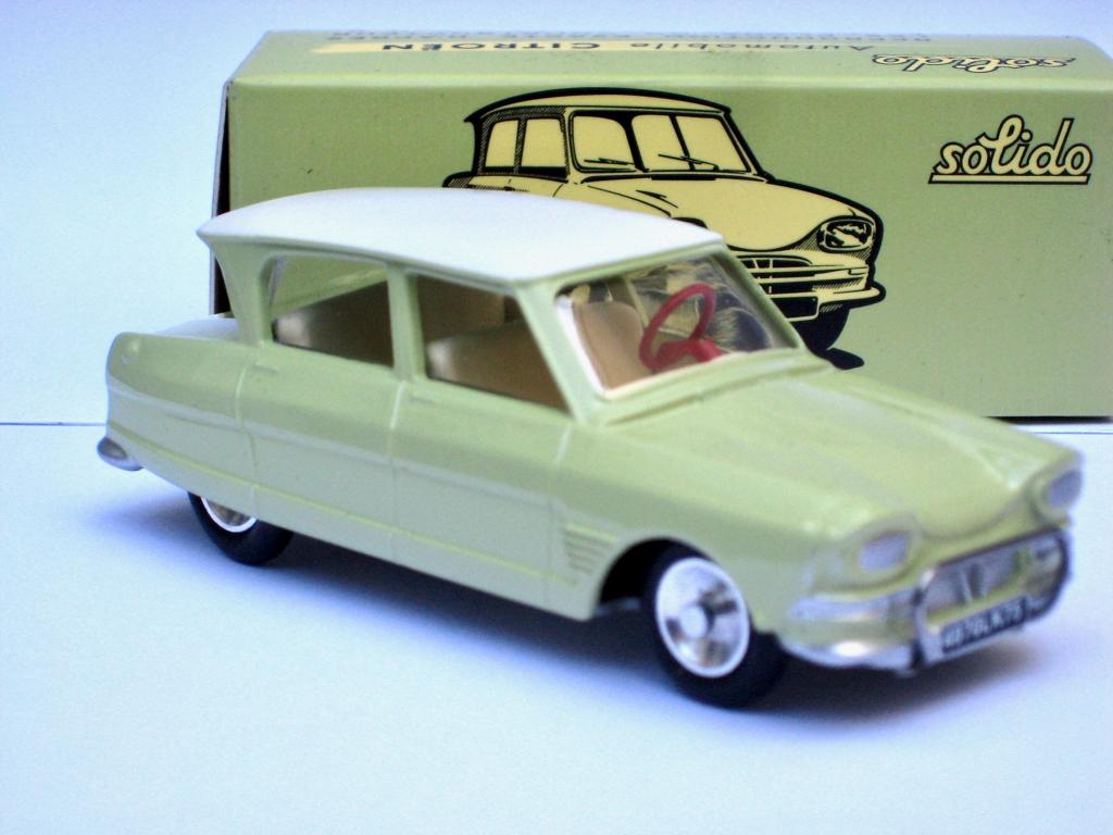 Citroen Ami 6 groen Solido reproductie 1:43, Ophalen of Verzenden, Nieuw, Auto, Solido