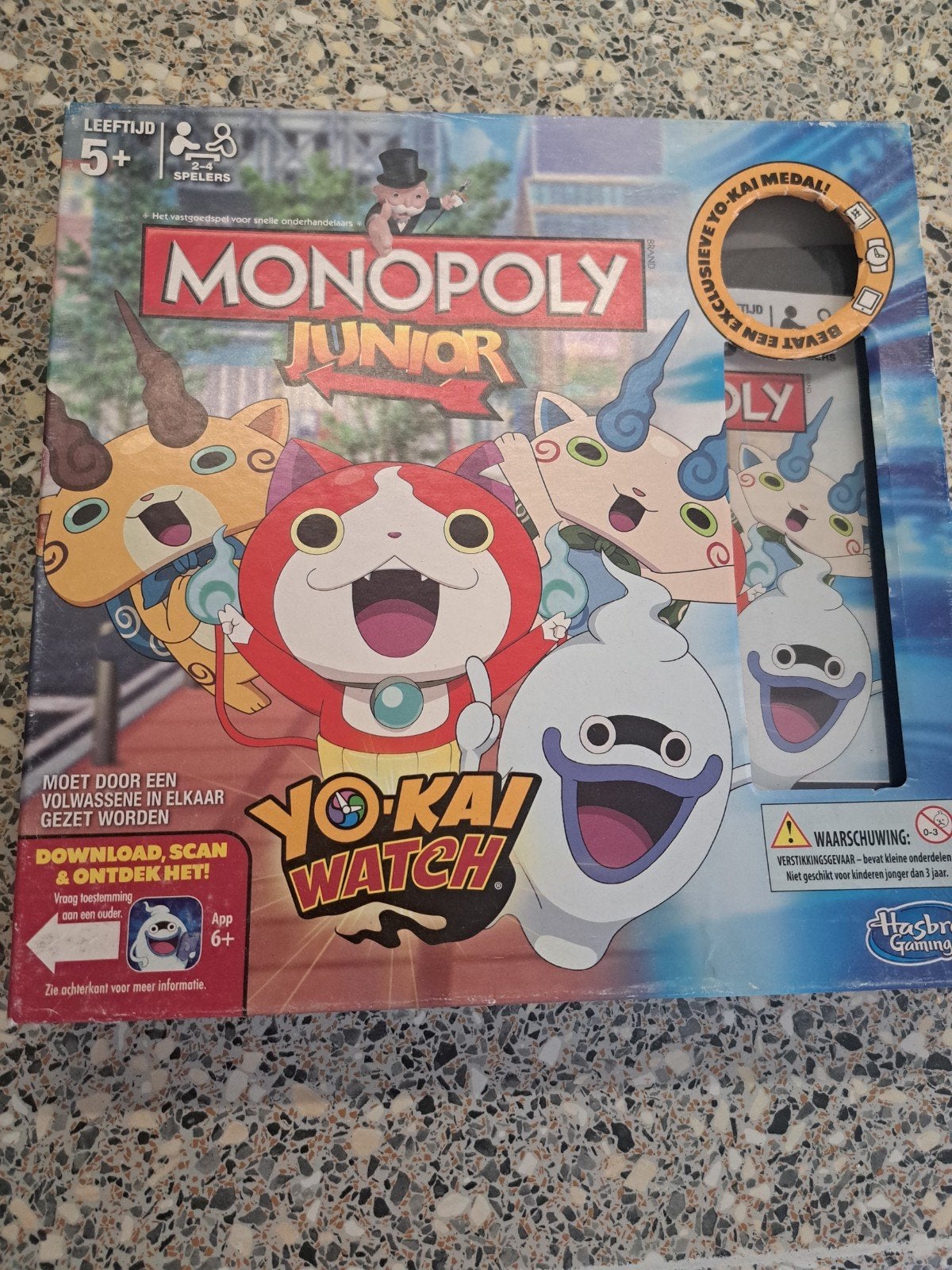 Monopoly Junior Yo-Kai Watch Bordspel, Drie of vier spelers, Ophalen of Verzenden, Gebruikt, Hasbro Gaming