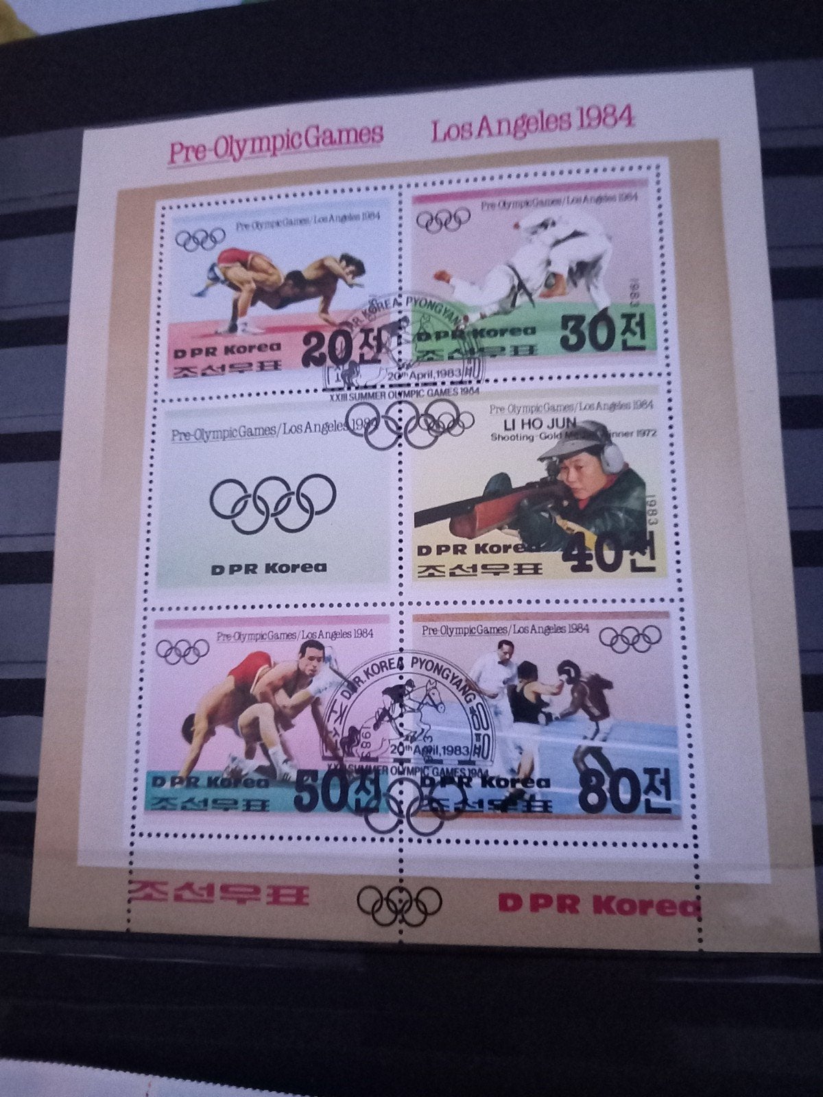 Olympische Spelen postzegels - Noord-Korea, Ophalen of Verzenden