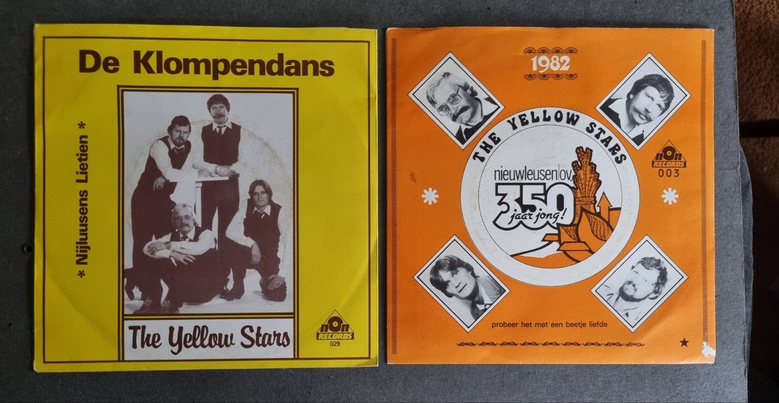 7" singles 2x The Yellow Stars (NON Records/ piraten ), Cd's en Dvd's, Ophalen of Verzenden, Zo goed als nieuw, Overige formaten