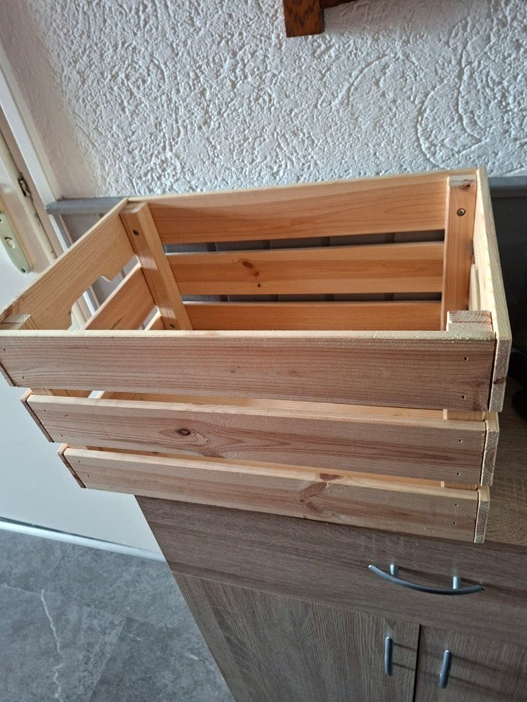 Houten kratje Ikea, Doe-het-zelf en Verbouw, Kratten en Dozen, Ophalen, Doos, Minder dan 50 cm, Minder dan 40 cm