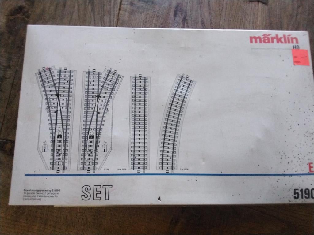 Marklin   set rails, Hobby en Vrije tijd, Wisselstroom, Gebruikt, Rails, Ophalen of Verzenden