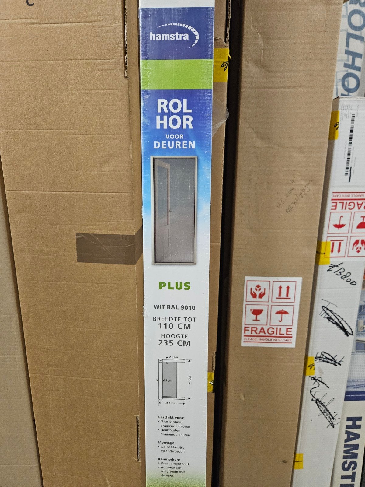 Hamstra rolhor voor deuren - 110 x 235 cm., Ophalen