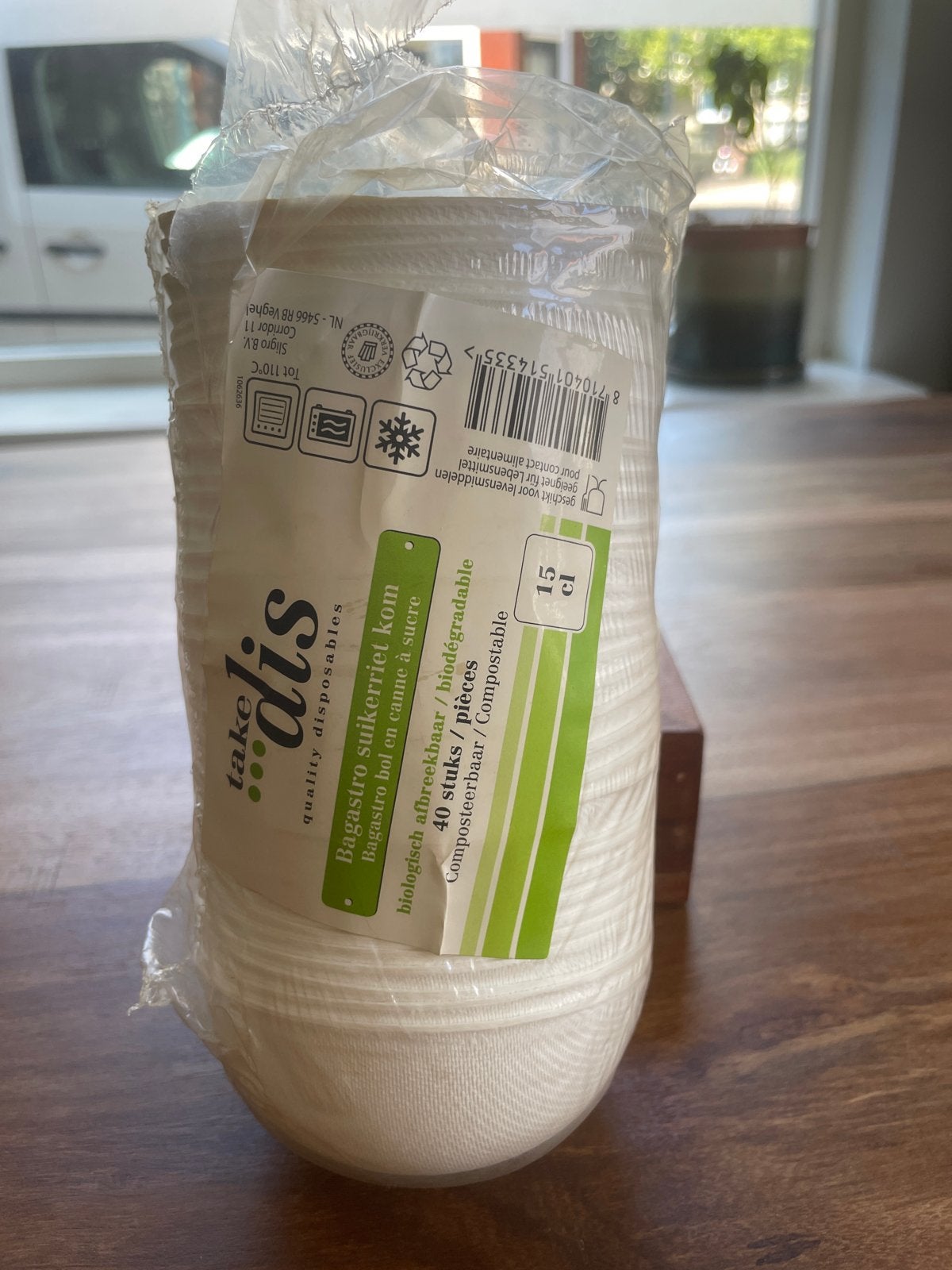 Take Dis Bagastro Suikerriet Kommen - 30 cl ø9 cm, Huis en Inrichting, Keuken | Keukenbenodigdheden, Ophalen, Overige typen, Nieuw