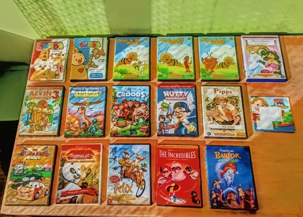 DVD Disney en Studio 100, Gebruikt, Animatie, Alle leeftijden, Film