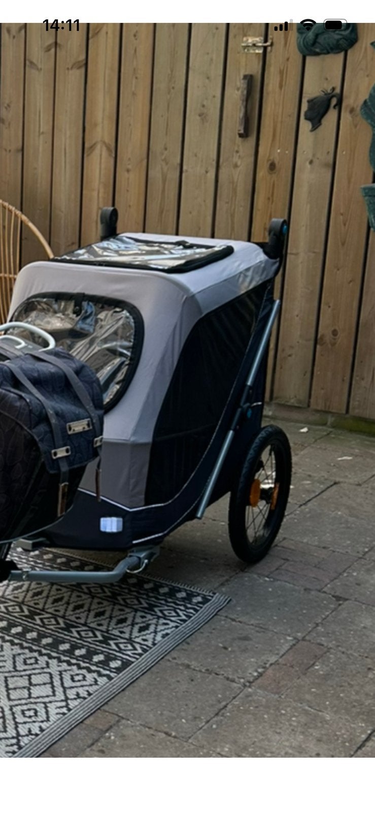 Trixie Fietskar, Dieren en Toebehoren, Ophalen, Zo goed als nieuw