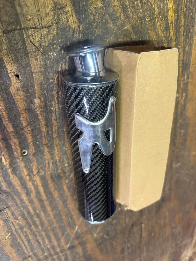Nieuwe Turbokit demper voor Derbi AM6 - Carbon Look, Derbi, Derbi, Nieuw, Uitlaat