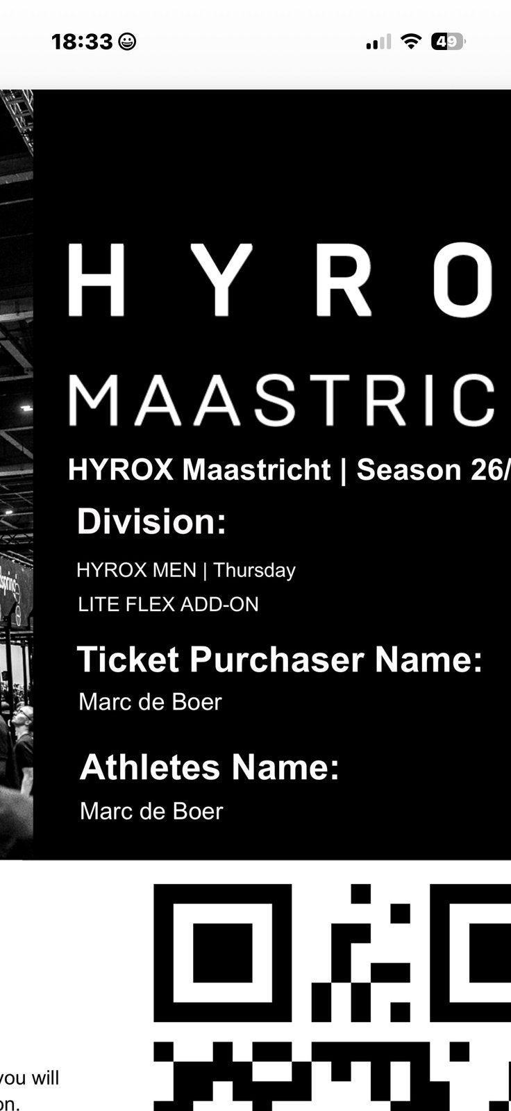 Hyrox Maastricht Men Single donderdag 17 september, Tickets en Kaartjes, Eén persoon