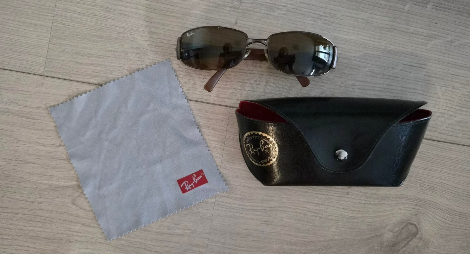 rayban zonnebril, Ophalen of Verzenden, Zo goed als nieuw, Bruin, Ray-Ban