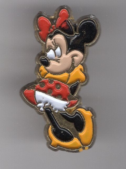 Minnie Mouse stripfiguur PIN ( BLAD1_108), Verzamelen, Ophalen of Verzenden, Zo goed als nieuw, Figuurtje, Speldje of Pin