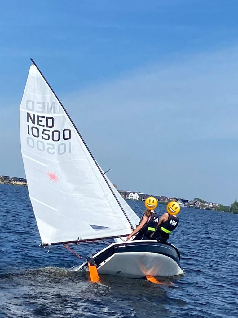 Laser 2 | Compleet, Watersport en Boten, Zeilen en Zeiltoebehoren, Gebruikt, Overige typen, Minder dan 15 m², Ophalen