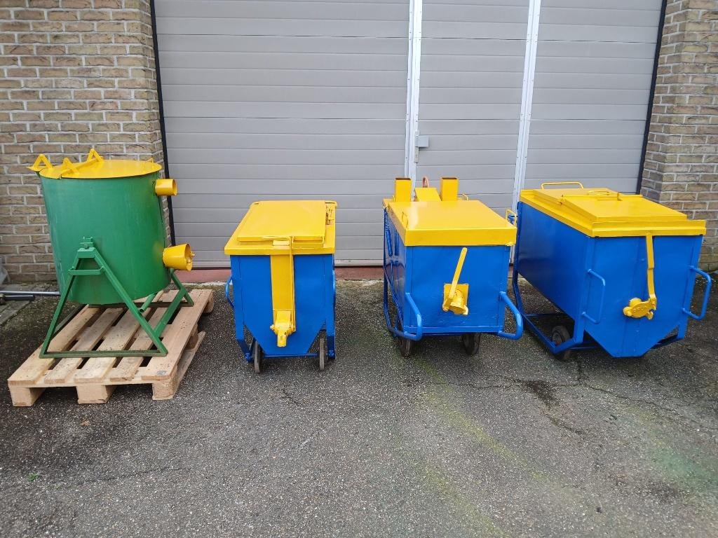 Diverse Bitumen Teerketels | Grün 152Liter, Ophalen, Blauw, Overige typen, Zo goed als nieuw