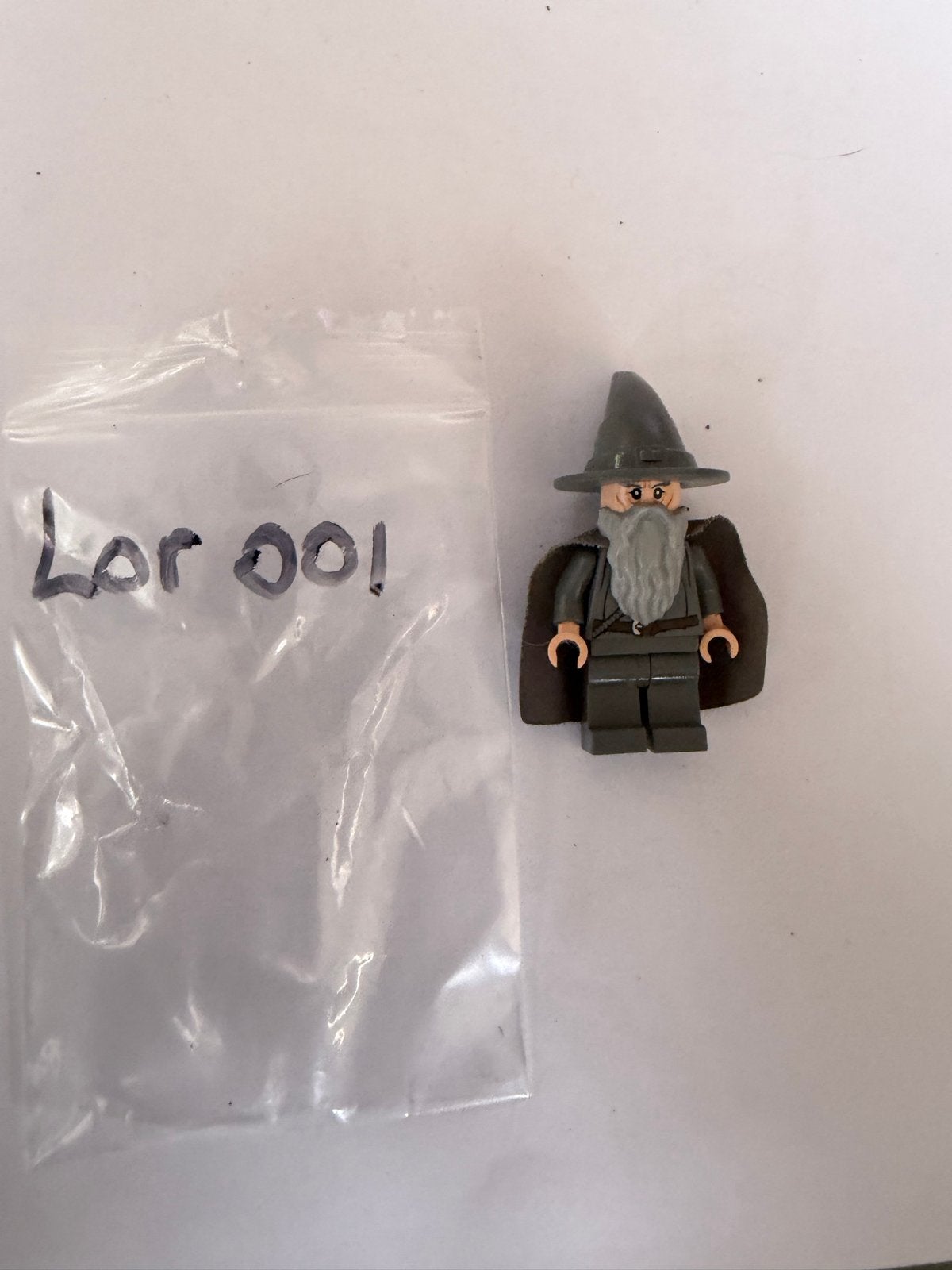 LEGO Lord of the Rings Gandalf minifiguur (LOR001), Ophalen of Verzenden, Gebruikt