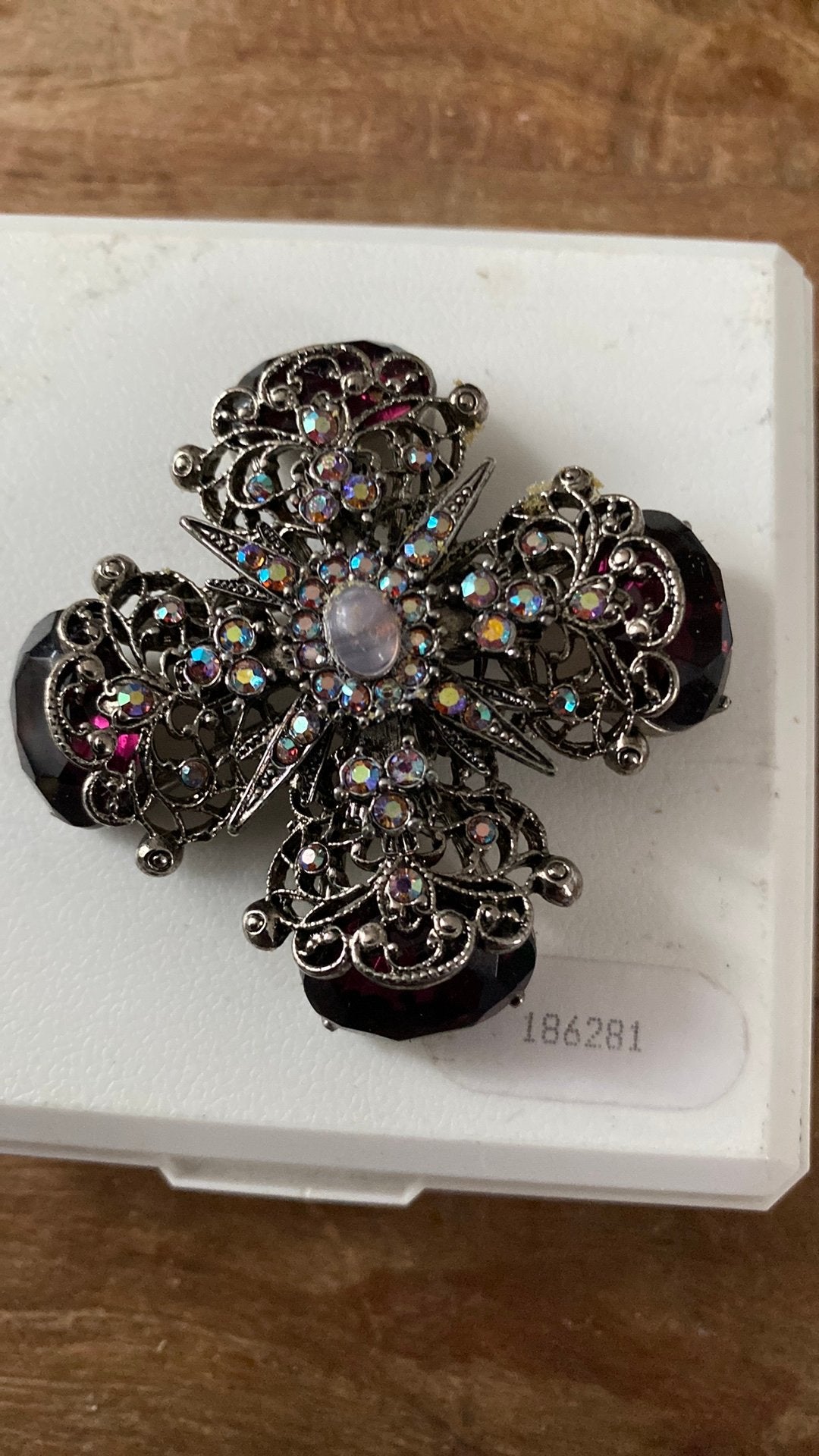 Prachtige broche in nieuwstaat, Sieraden, Tassen en Uiterlijk, Ophalen of Verzenden, Zo goed als nieuw, Zilver, Overige materialen