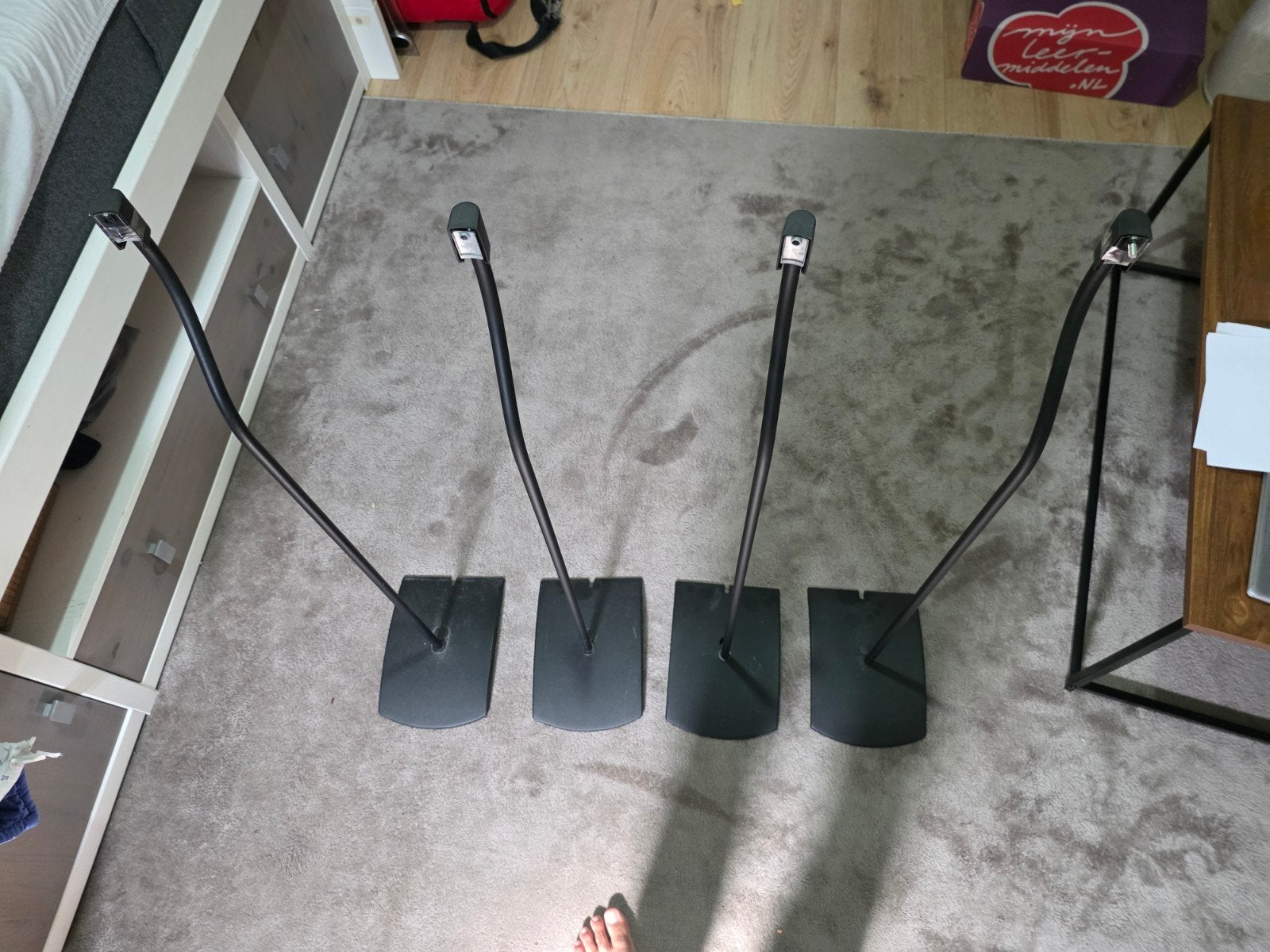 Bose statieven voor Cube speakers (4 stuks), 125 cm of minder, Overige typen, Ophalen of Verzenden, Gebruikt