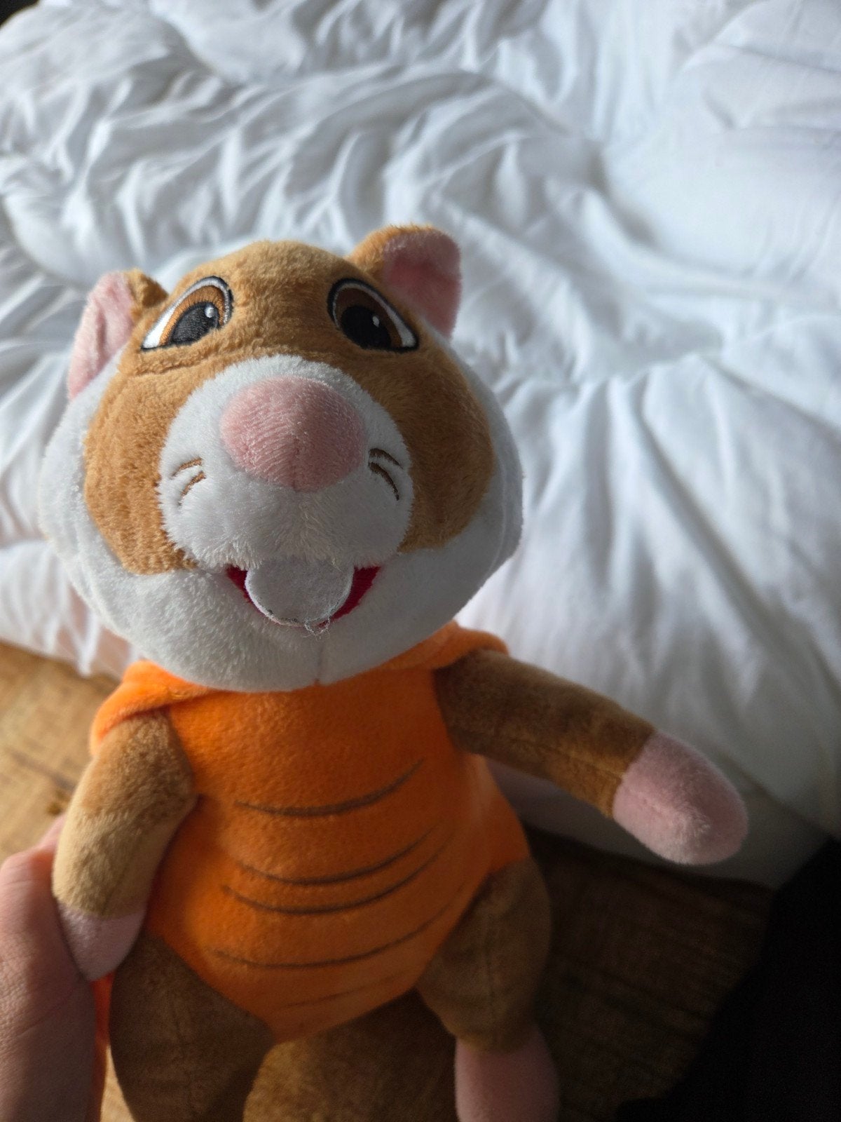 Albert Heijn Hamster Knuffel in Wortelpak, Oranje, Albert Heijn, Hamster, Ophalen of Verzenden