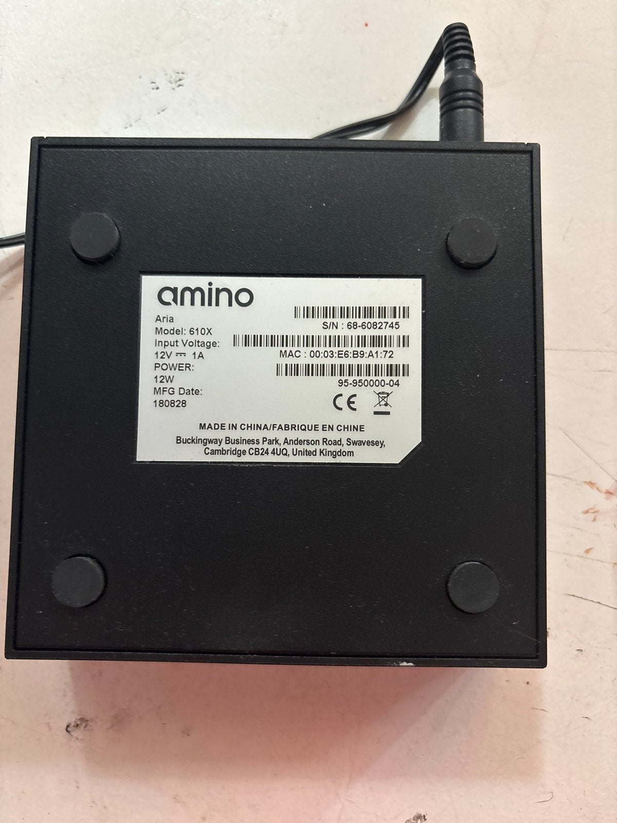 Amino Aria Model: 610X - Set-top box, Ophalen, Gebruikt, Tv en Weergevers