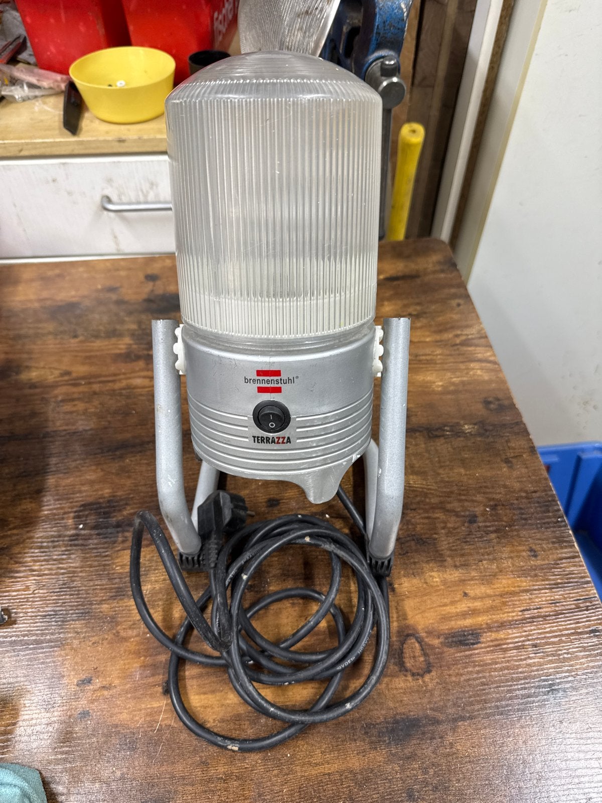 Brennenstuhl Terrazza Bouwlamp met stopcontacten, Ophalen of Verzenden, Gebruikt, 50 tot 200 watt, Lamp met armatuur