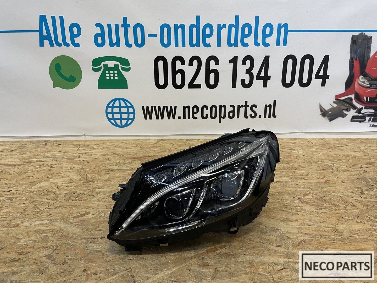 W205 ILS VOL LED KOPLAMP LINKS A2059069301 ORIGINEEL, Gebruikt, -, Ophalen of Verzenden, -