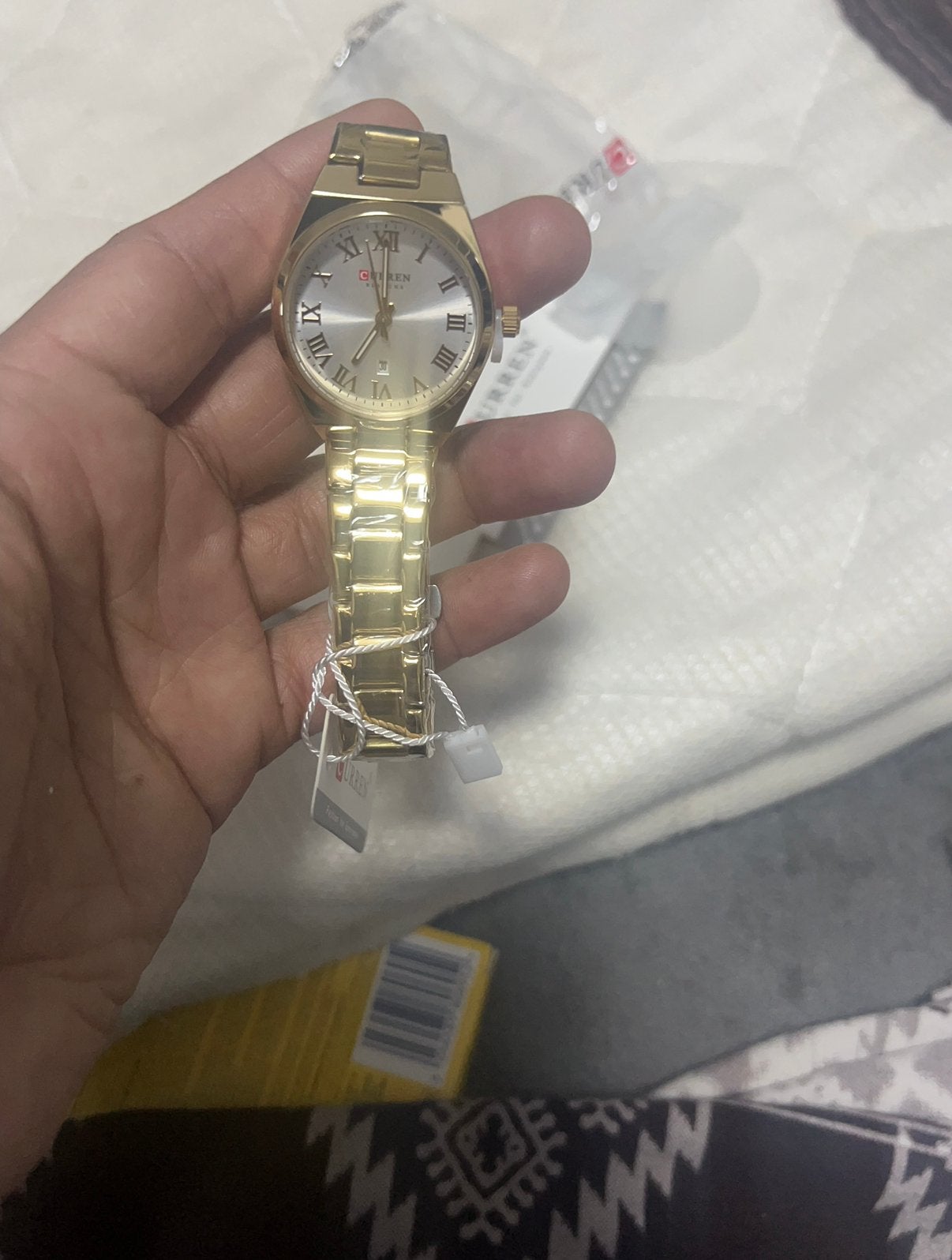 Curren Dames Horloge Zilver Blauw – Nieuw met Labels, Ophalen of Verzenden, Zilver, Overige merken, Onbekend
