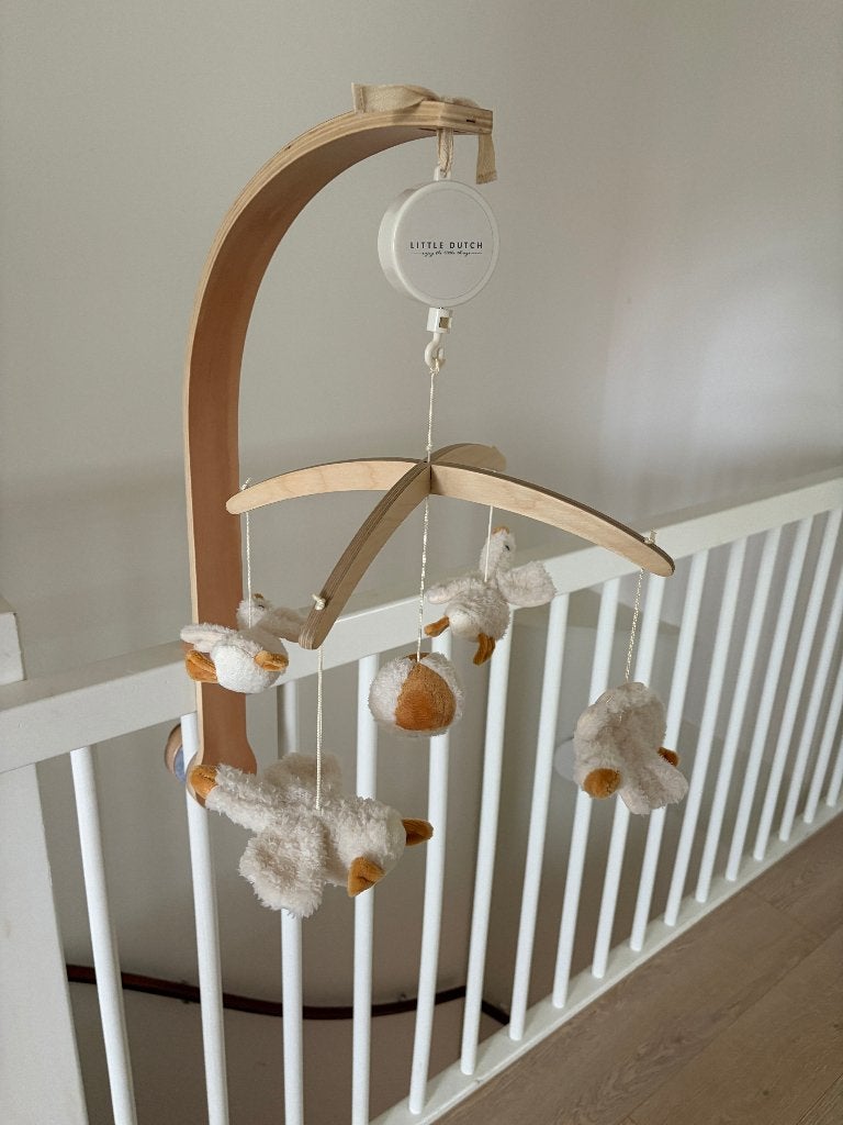 Little Dutch Houten Muziekmobiel - Little Goose, Ophalen, Zo goed als nieuw, Mobiel