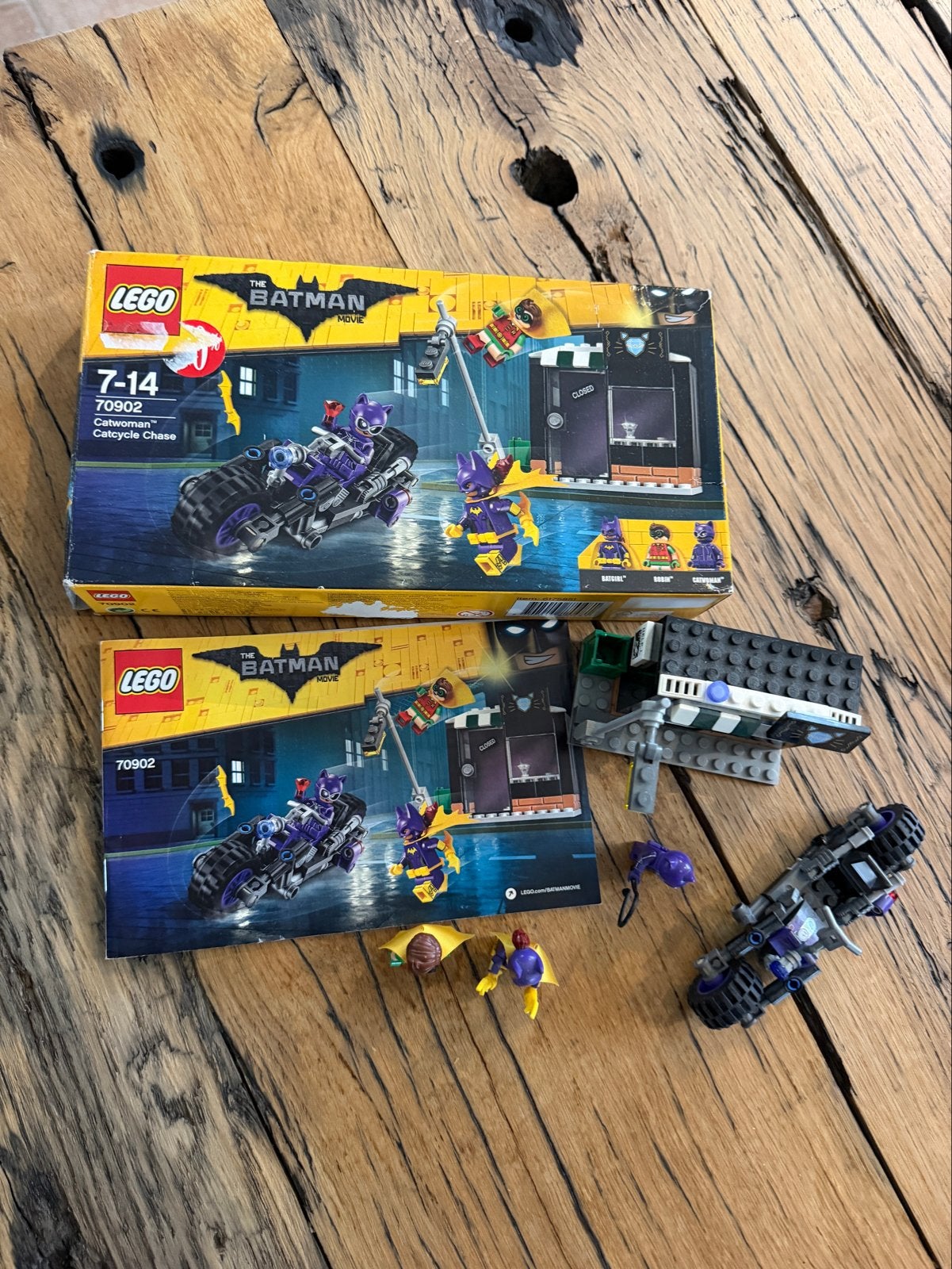 Lego 70902 Catwoman Catcycle Chase - Compleet, Gebruikt, Overige thema's, Lego, Ophalen of Verzenden