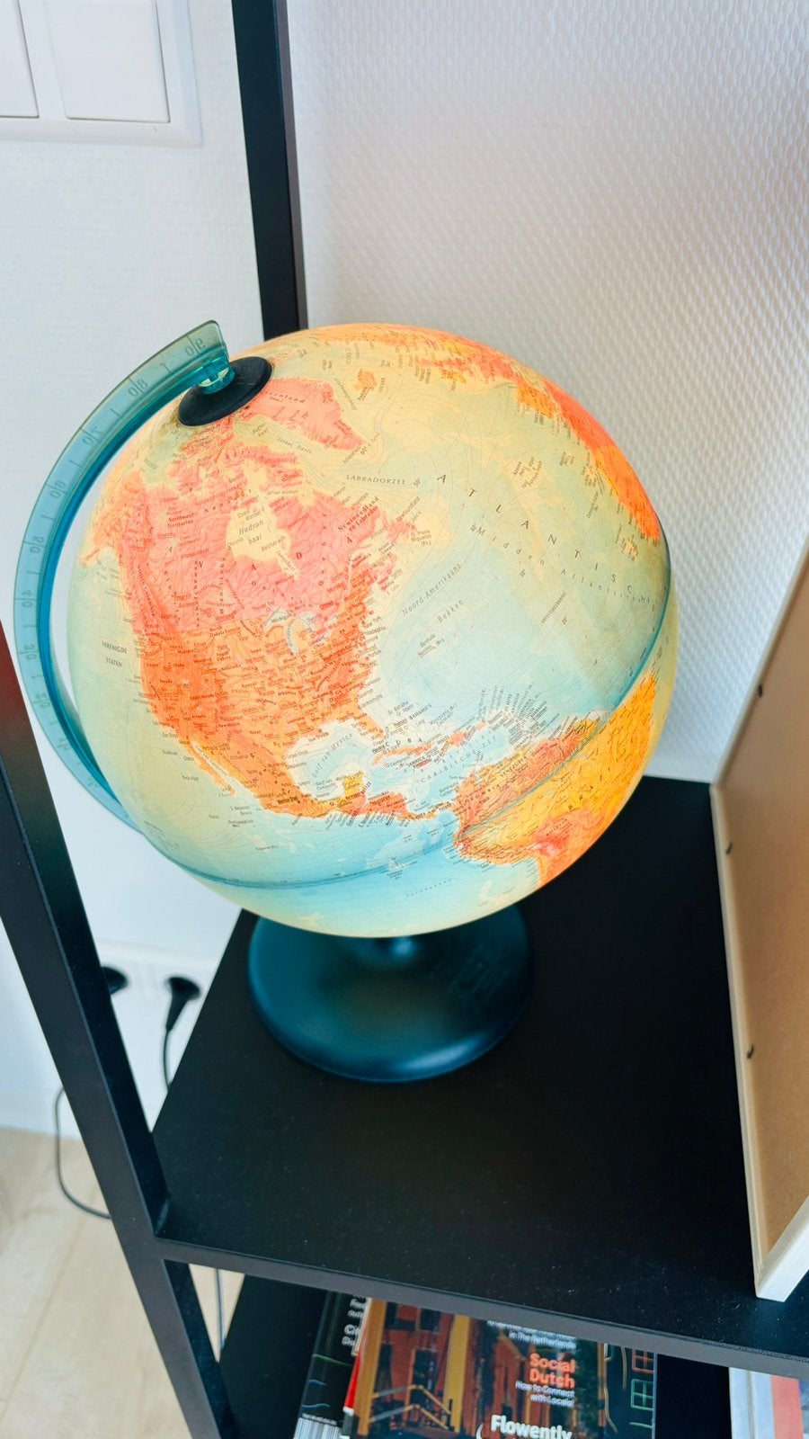 vintage globe, Ophalen, Zo goed als nieuw