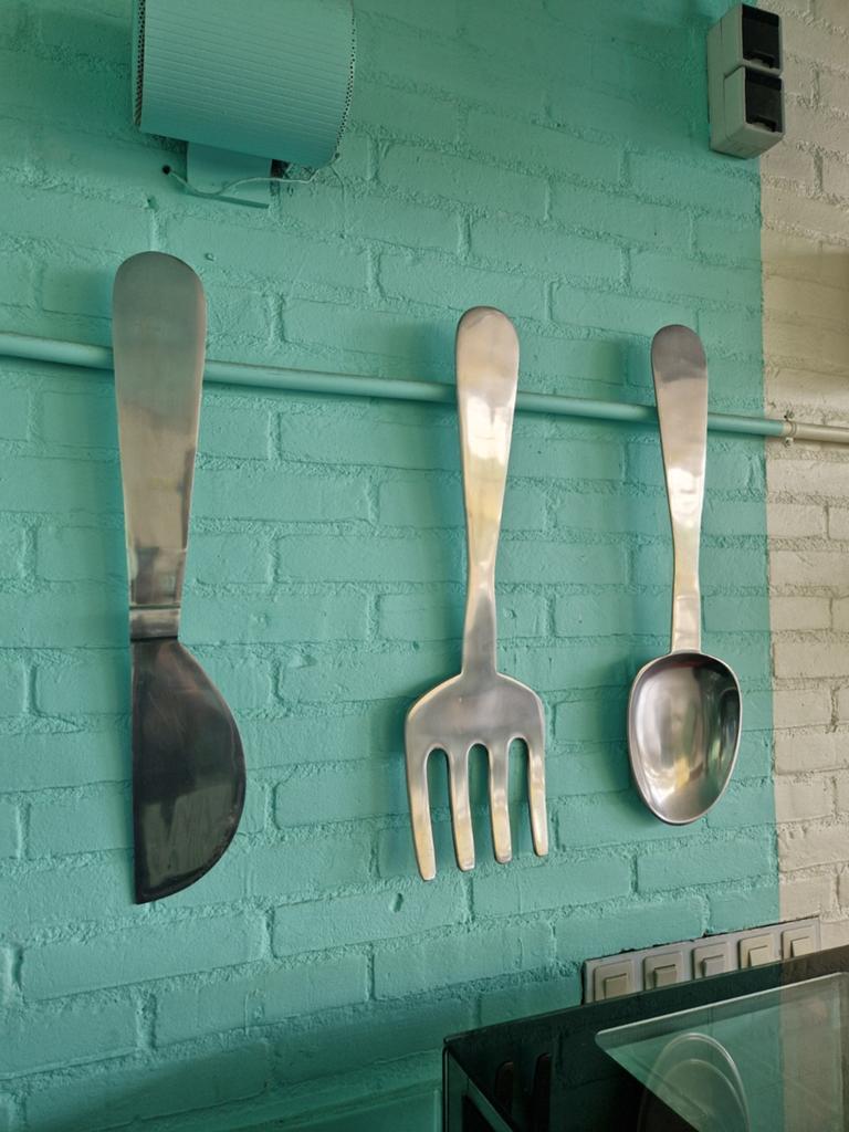 Decoratie lepels van 60 cm lang, Ophalen, Rvs of Chroom