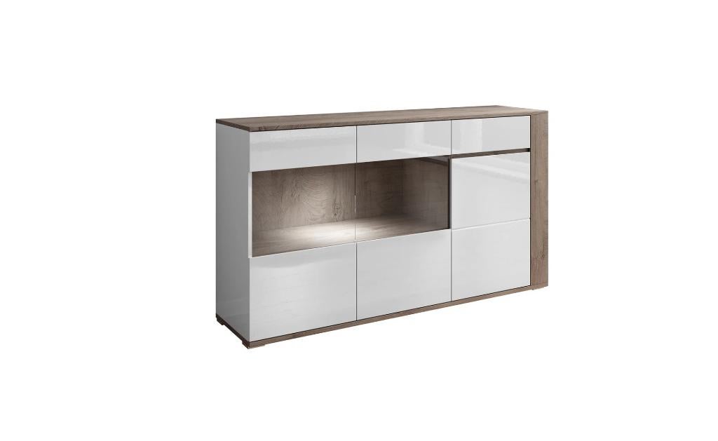 Meubella dressoir - NIEUW, Ophalen, Glas, Nieuw, 25 tot 50 cm