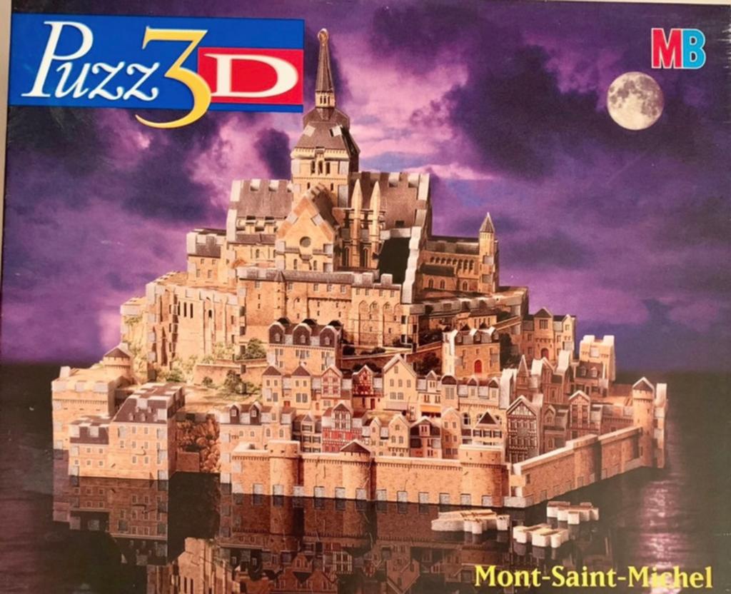 Driedimensionale Puzz-3D puzzel van Mont-Saint-Michel, Ophalen of Verzenden, Minder dan 500 stukjes, Zo goed als nieuw, Rubik's of 3D-puzzel