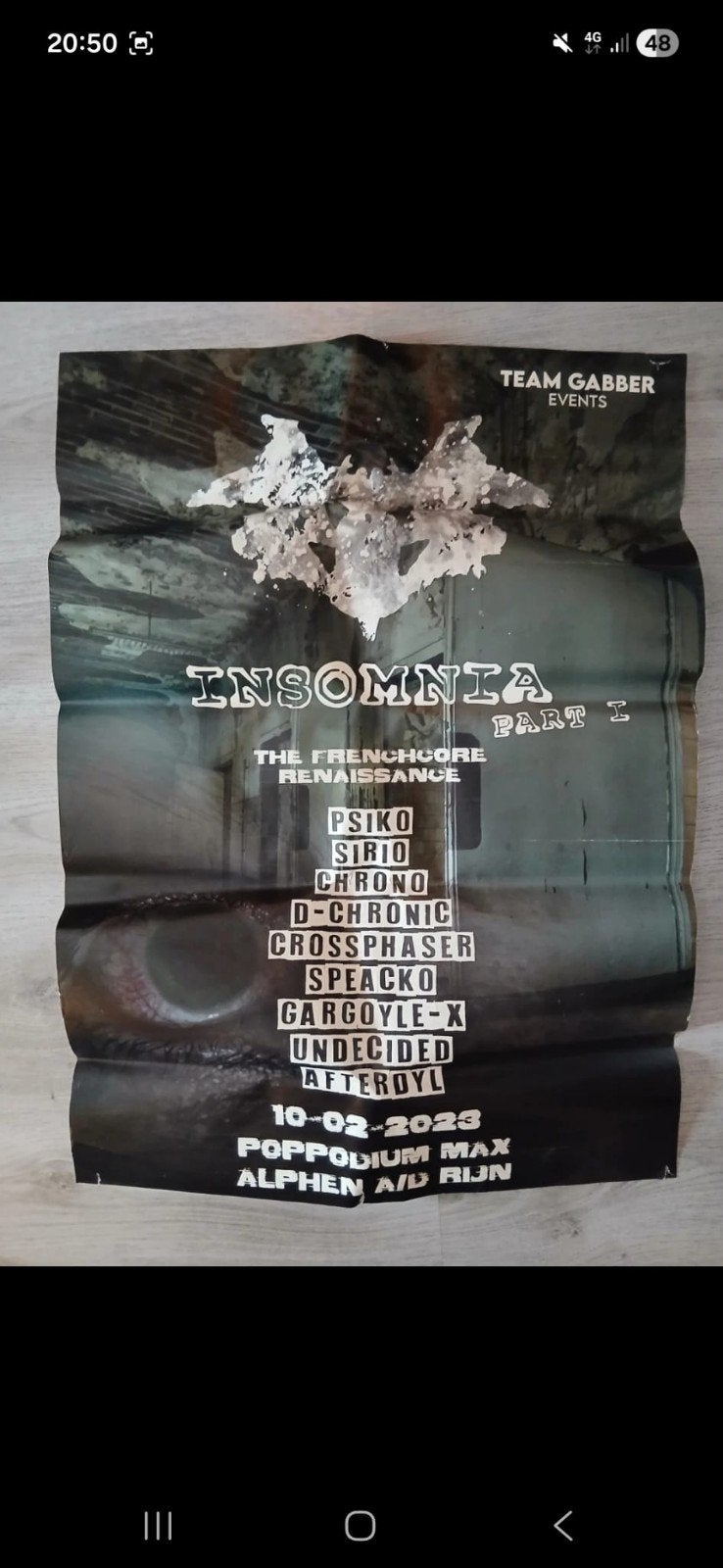 Hardcore Poster Insomnia - The Frenchcore Renaissance, Ophalen, A1 t/m A3, Muziek, Rechthoekig Staand