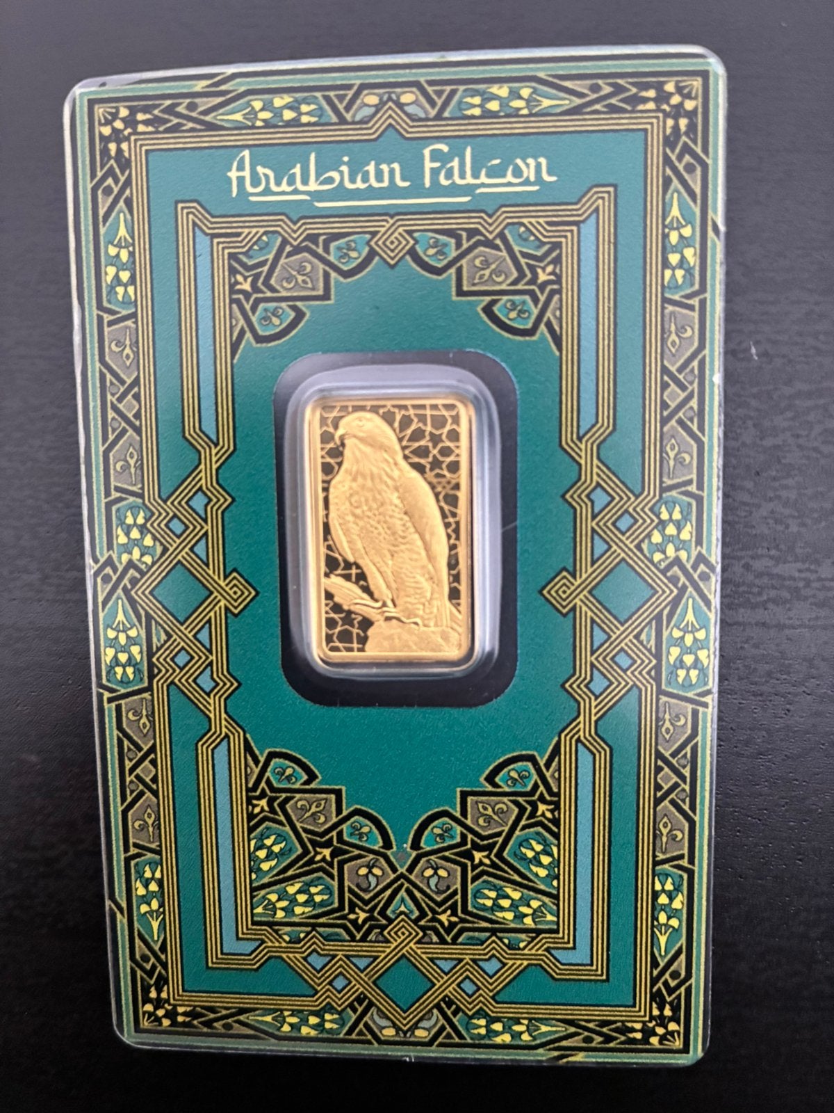 Pamp Arabian Falcon, Ophalen, Goud