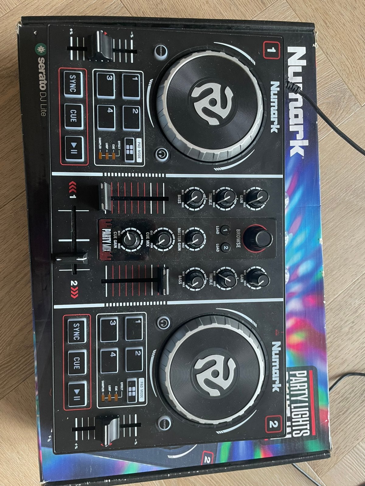 Numark party mix met disco lampen, Ophalen of Verzenden, Zo goed als nieuw, Numark