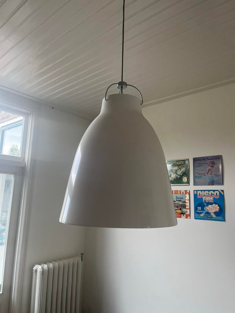 Fritz hansen caravaggio P4 lamp, Ophalen, Gebruikt, Kunststof, 50 tot 75 cm