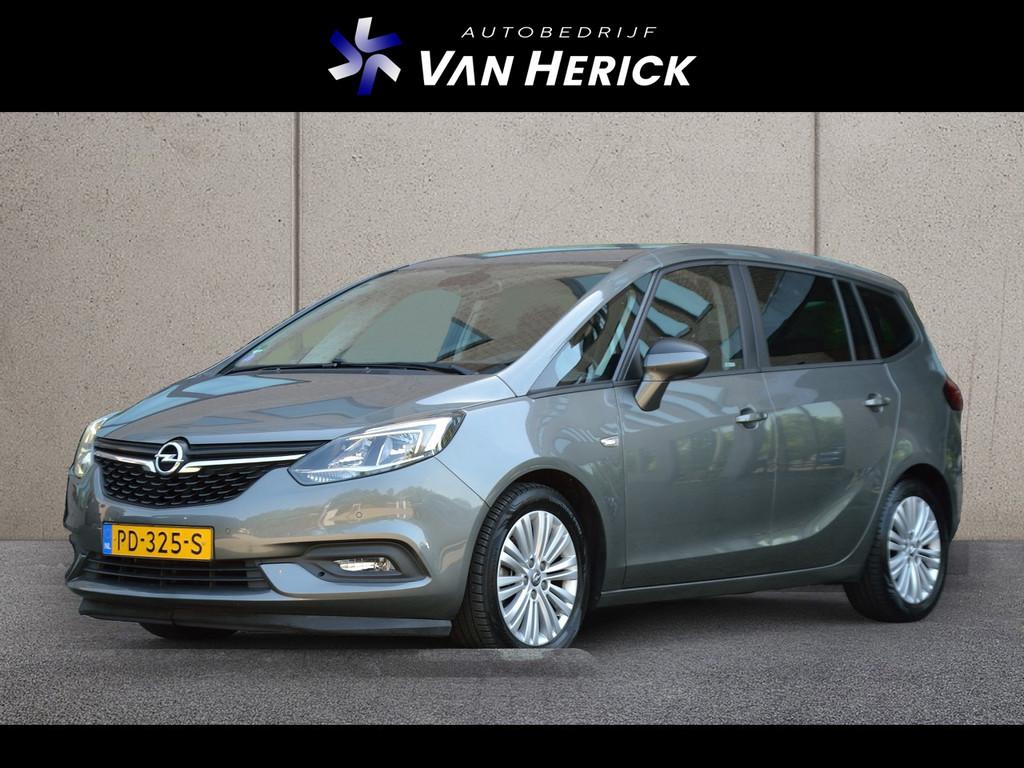 Opel Zafira 1.4 Turbo Edition 7p. 140PK | Navigatie | Achter, Stof, Gebruikt, 4 cilinders, 7 stoelen
