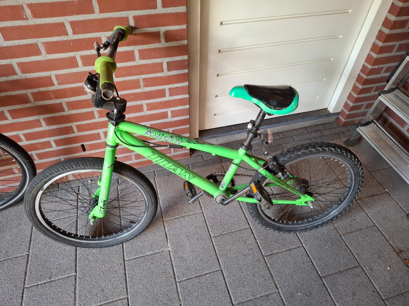 Crossfiets 16 inch titan - Groen., Fietsen en Brommers, Ophalen, Staal, Titan, 16 tot 20 inch